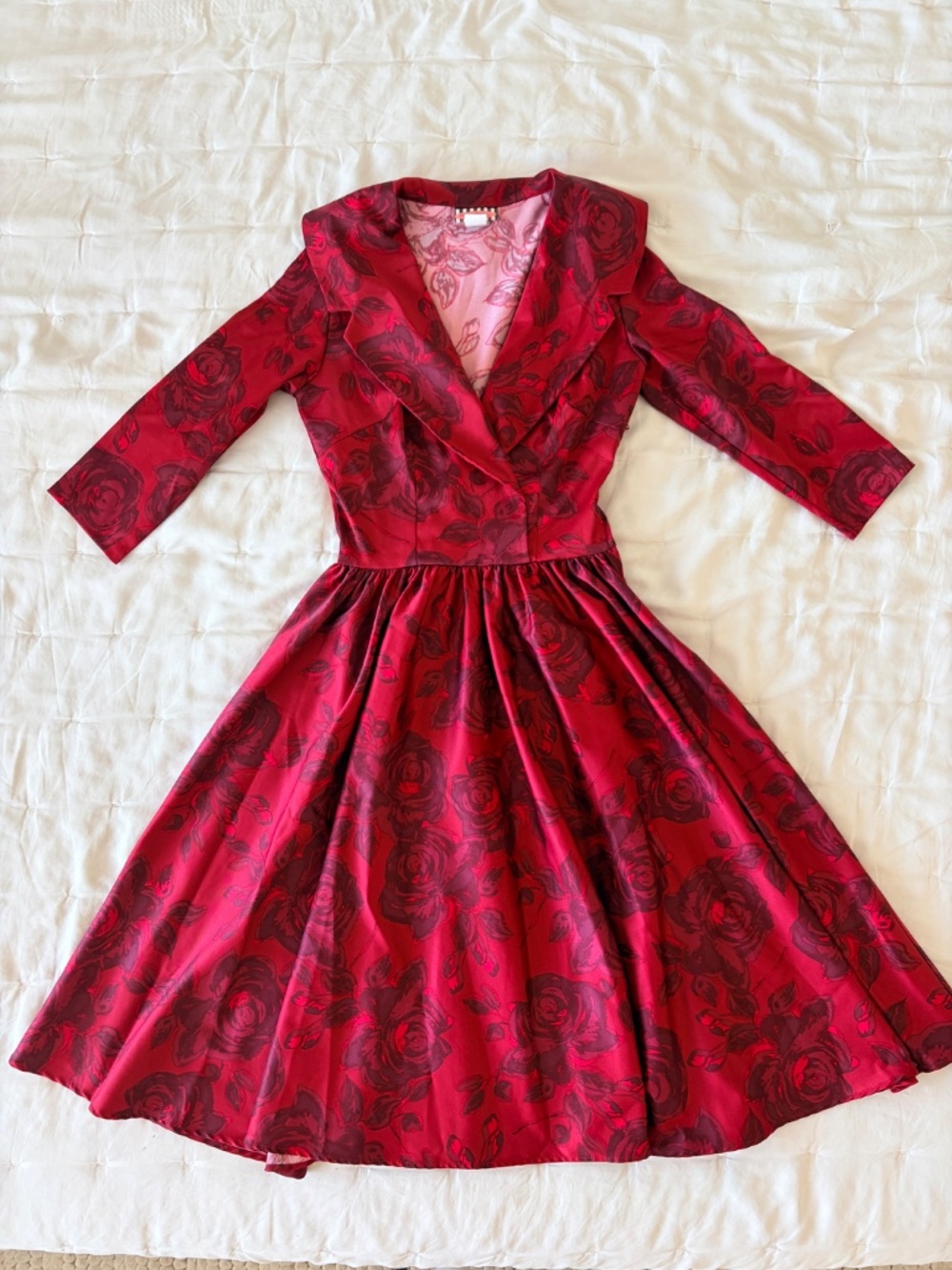 1950s-Style Coat Dress (S)